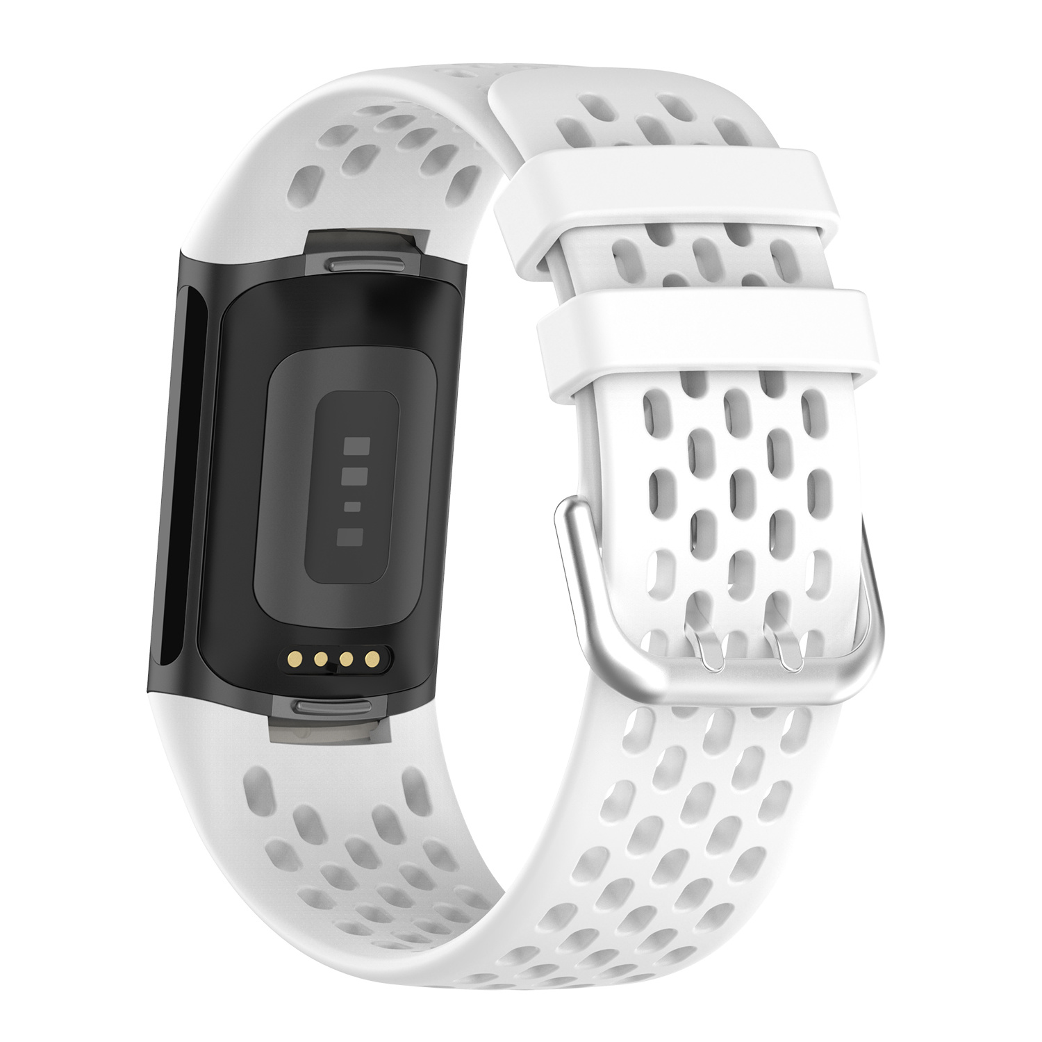 Fitbit Charge 5 Sport Air Bandje - Wit