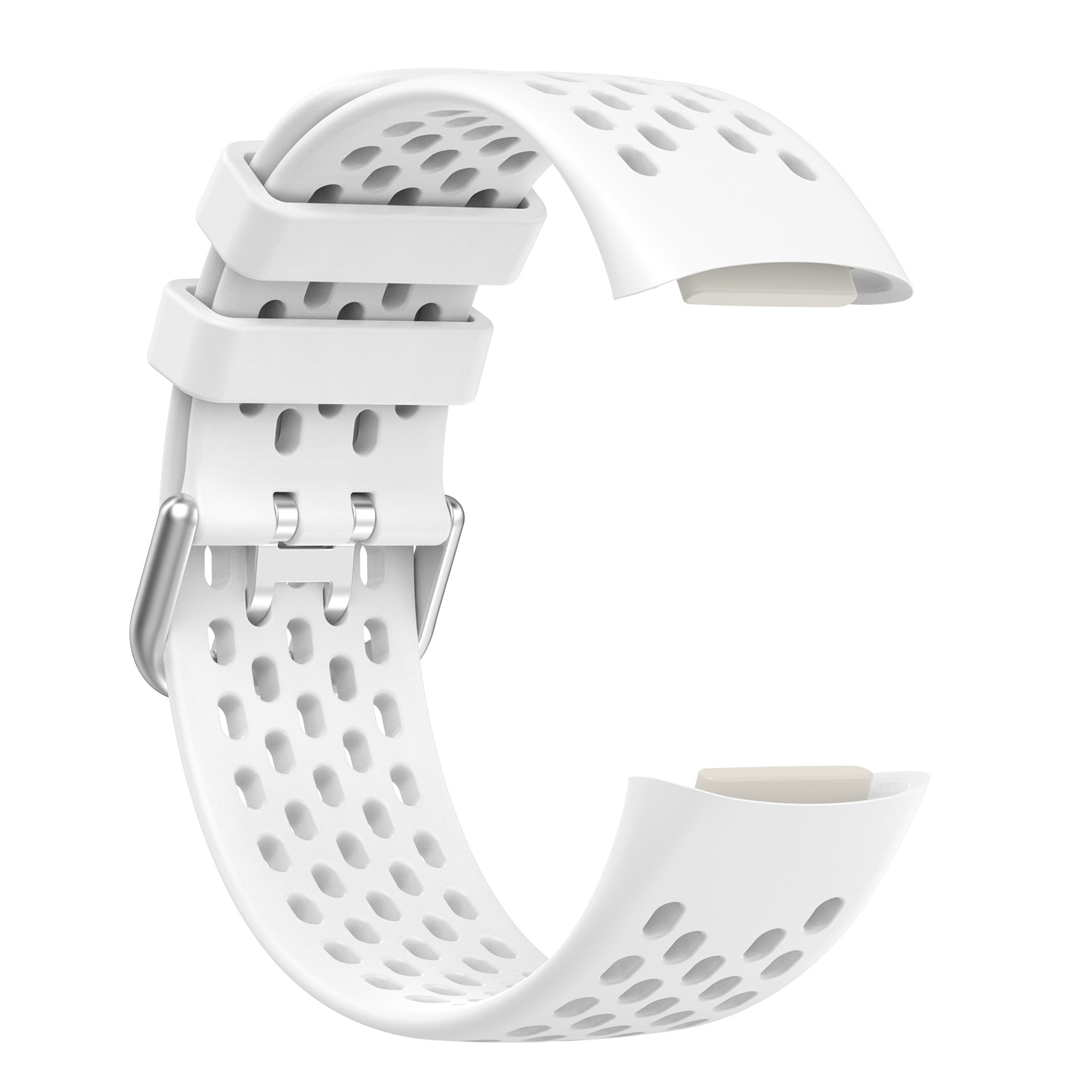 Fitbit Charge 5 Sport Air Bandje - Wit