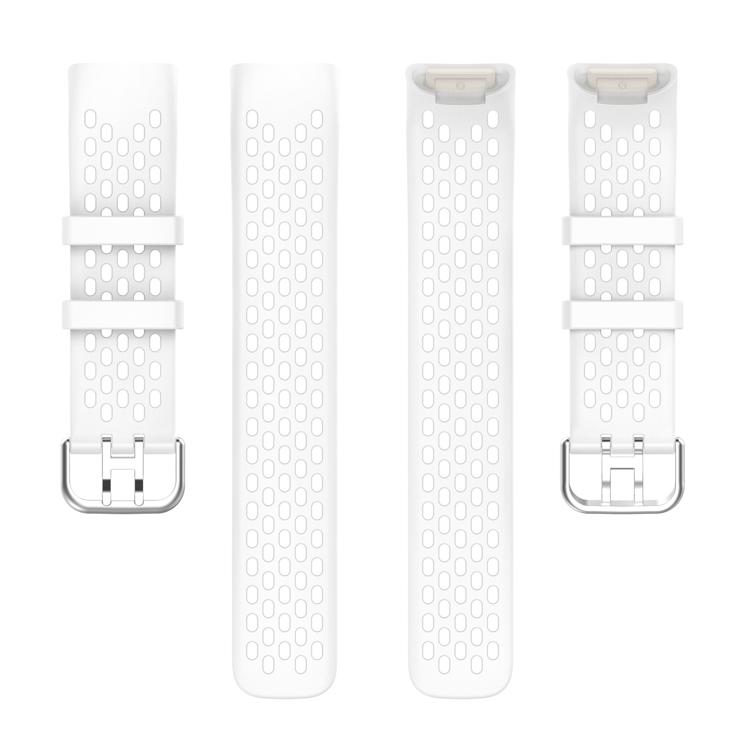 Fitbit Charge 5 Sport Air Bandje - Wit
