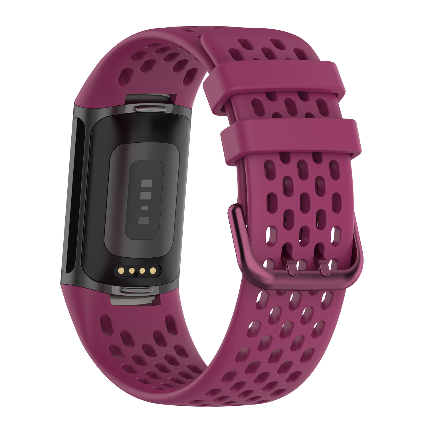 Fitbit Charge 5 Sport Air Bandje - Sangria