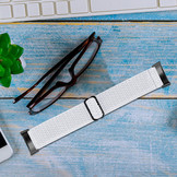 Fitbit Charge 5 Nylon Stretch Bandje - Wit