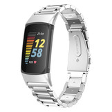 Fitbit Charge 5 Schakel Band - Zilver