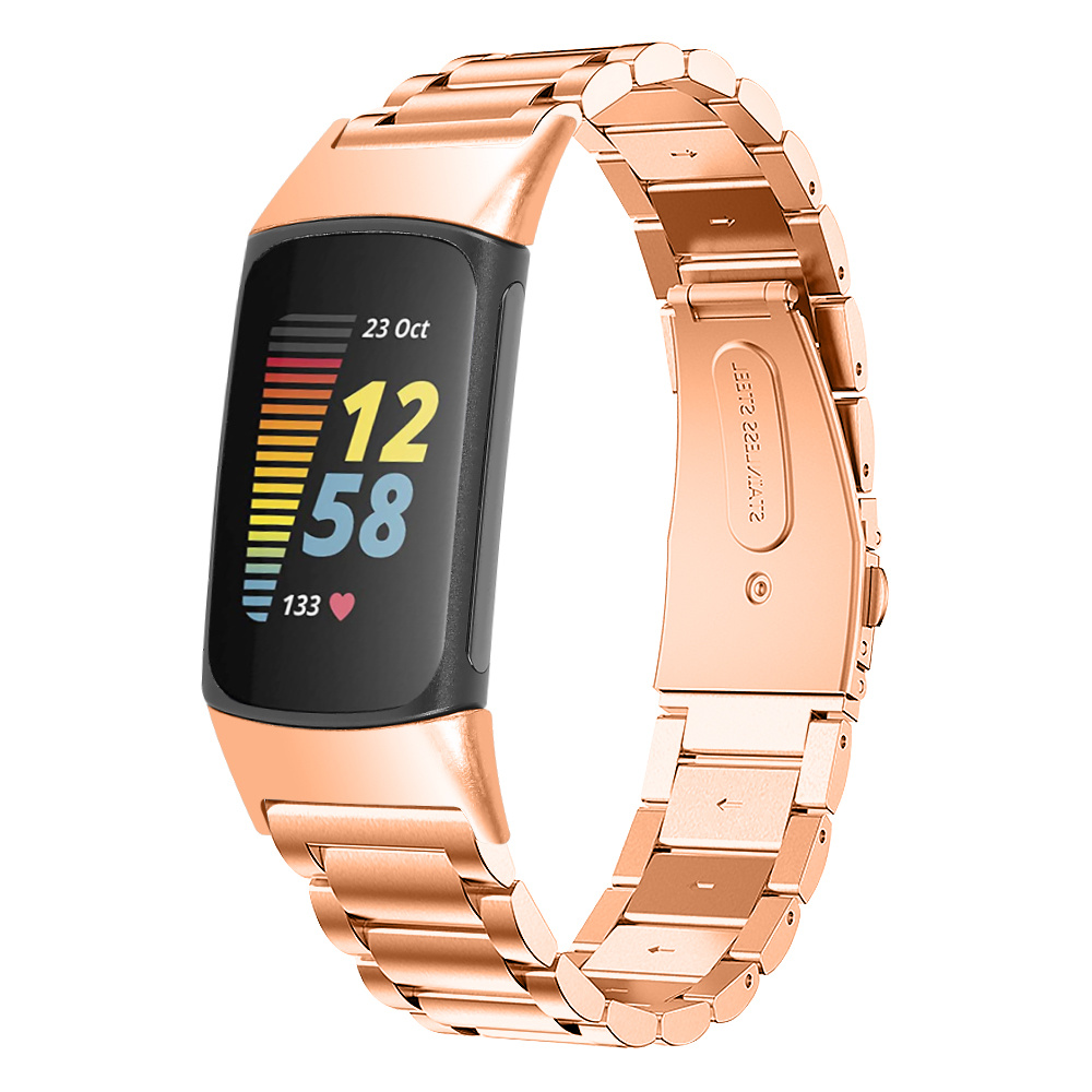 Fitbit Charge 5 Schakel Band - Rose Goud