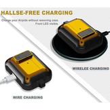 Apple AirPods Pro Hoesje - Armor Case met Lock - Geel