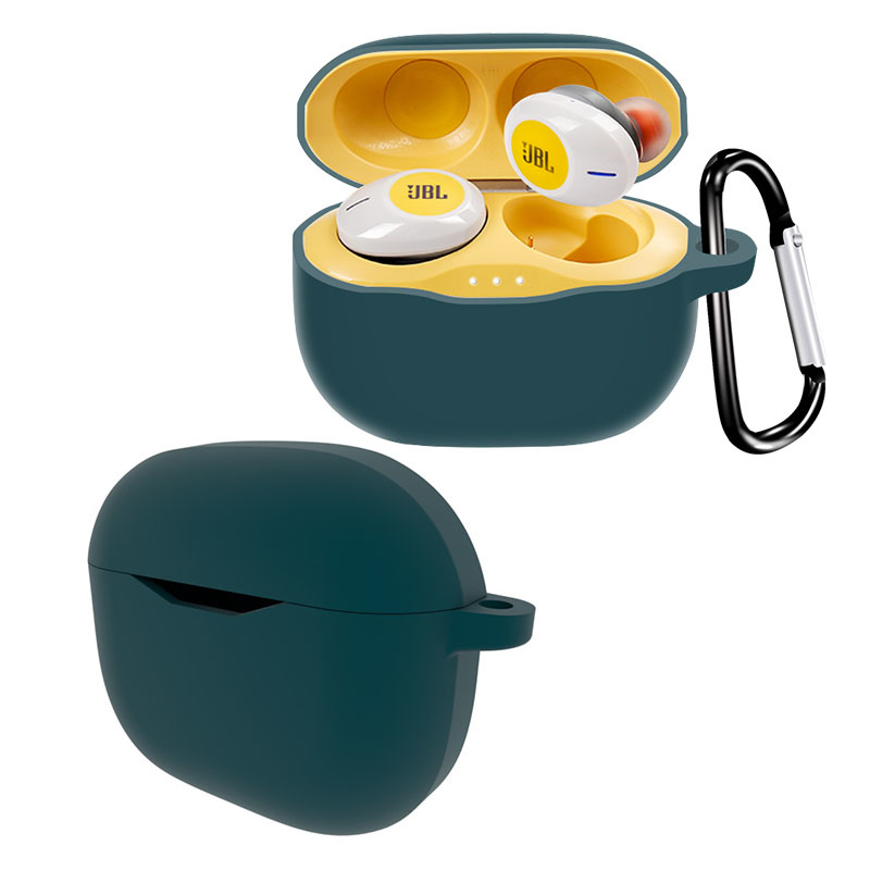 JBL Tune 125TWS Hoesje – Siliconen Case – Donkergroen