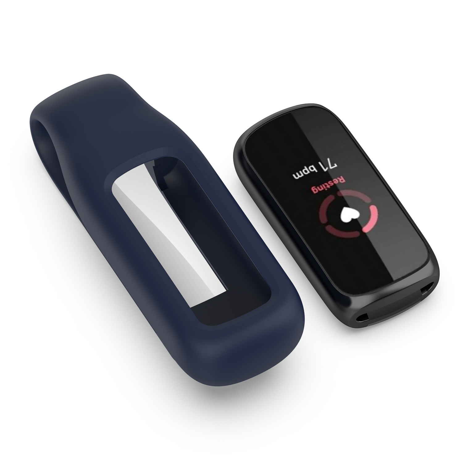 Siliconen Clip - Fitbit Luxe - Donkerblauw