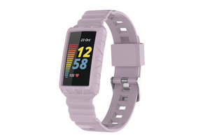 Fitbit Charge 5 4 3 Shock Proof Bandje - Lichtpaars