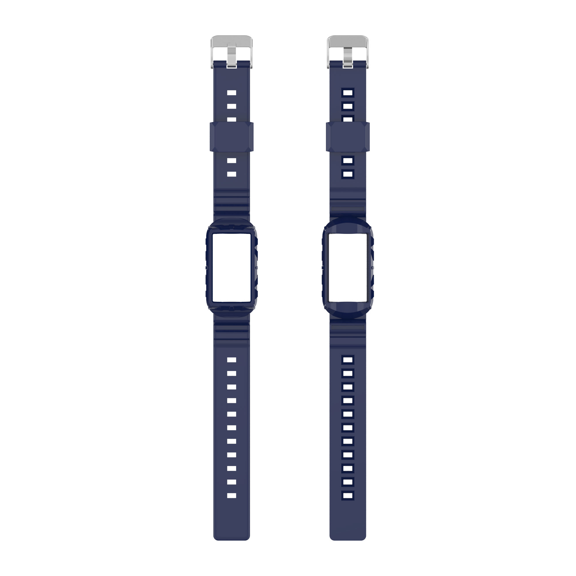 Fitbit Charge 5 4 3 Shock Proof Bandje - Donkerblauw