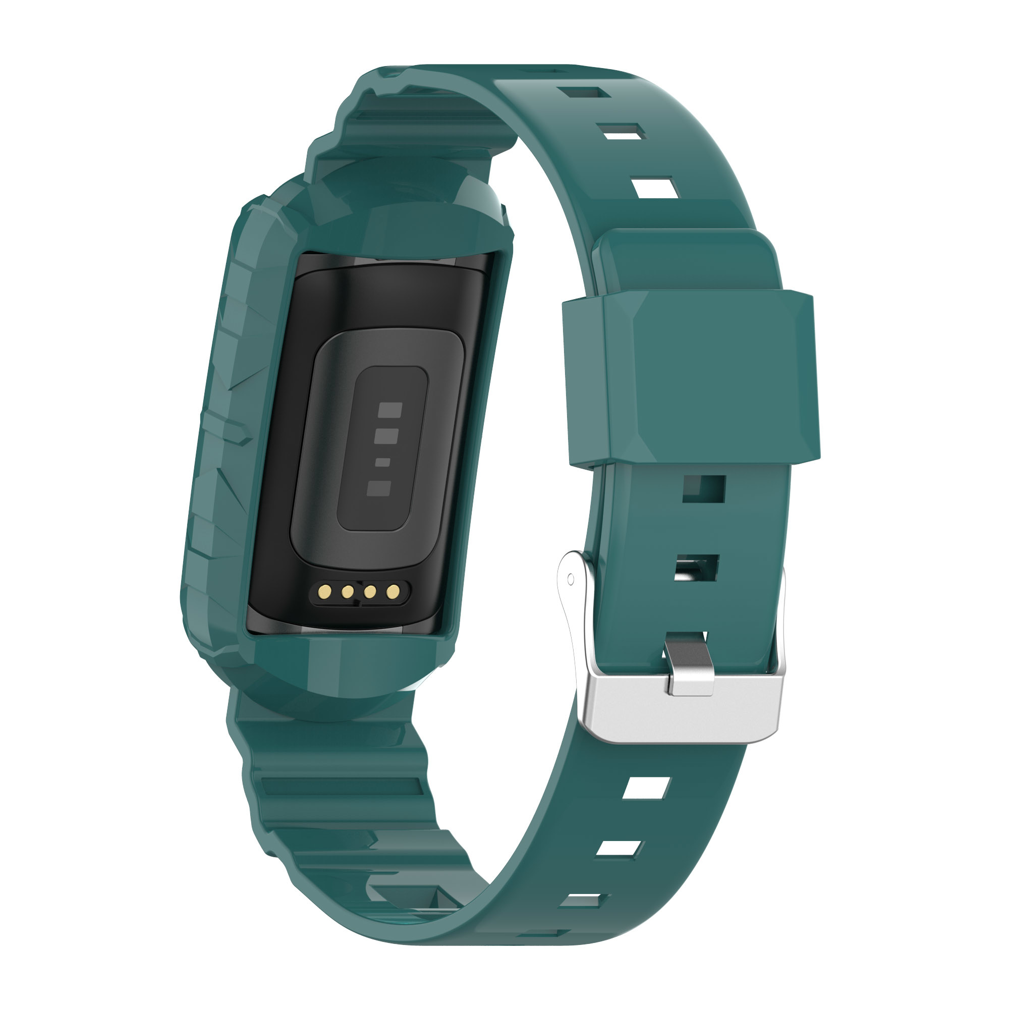 Fitbit Charge 5 4 3 Shock Proof Bandje - Leisteen