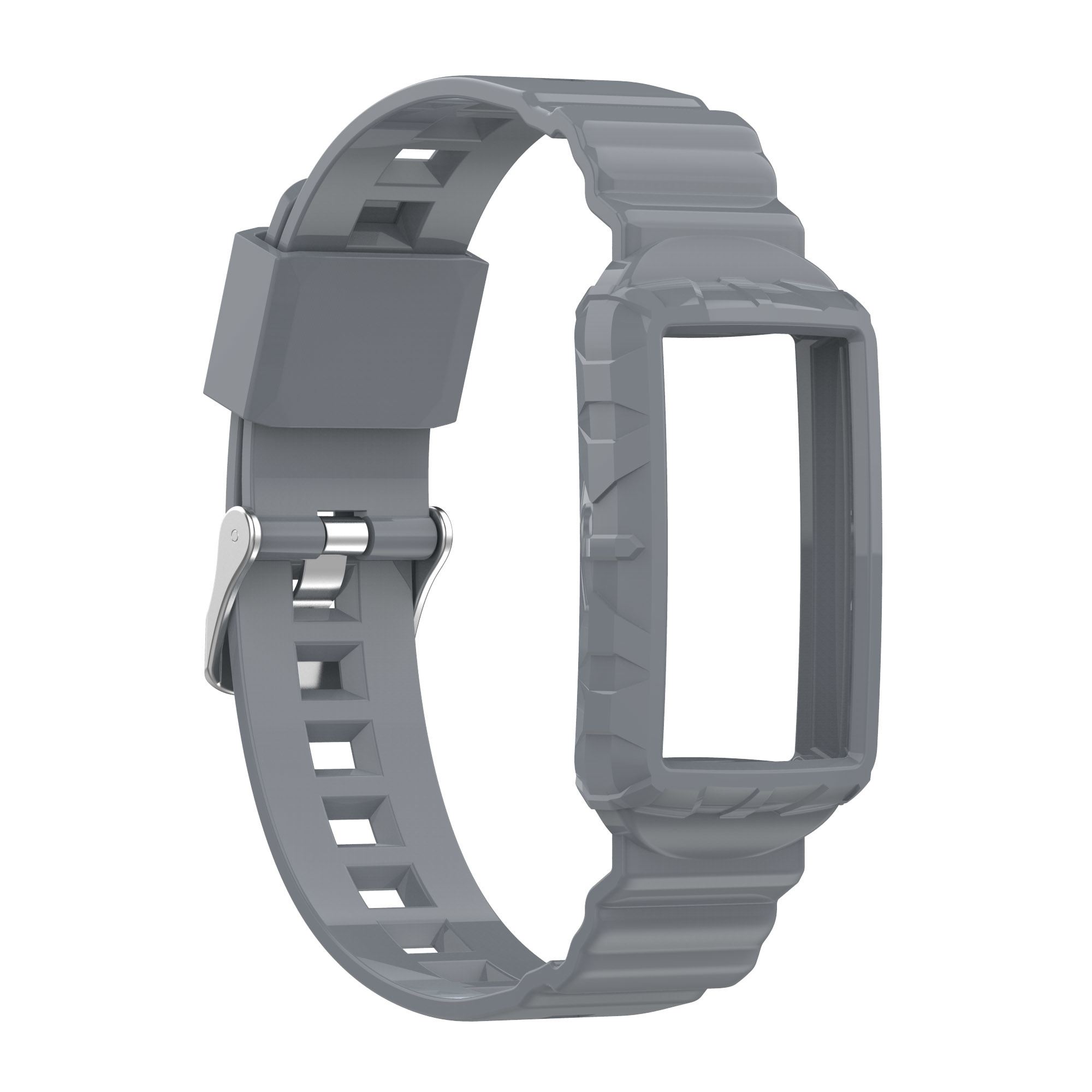 Fitbit Charge 5 4 3 Shock Proof Bandje - Grijs