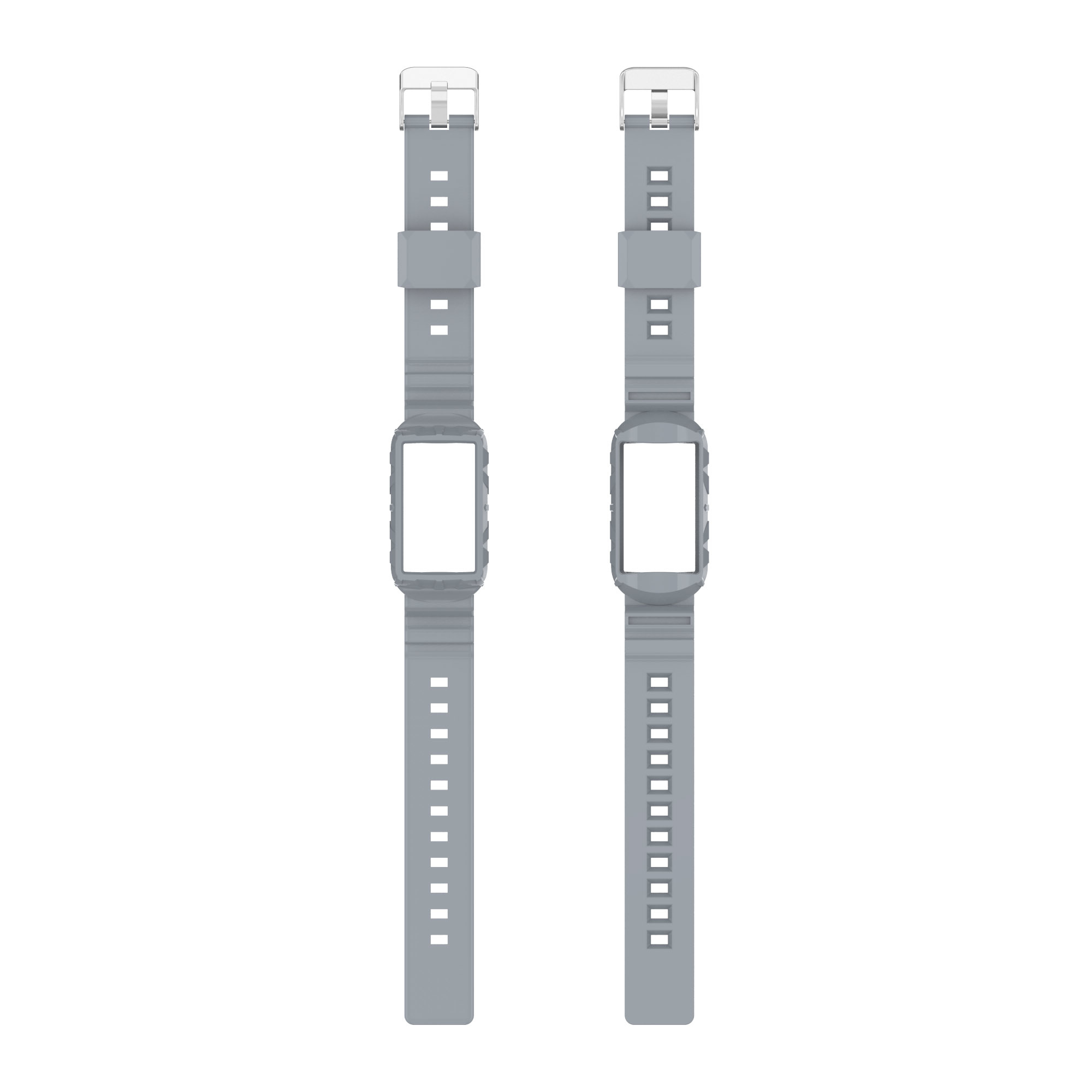 Fitbit Charge 5 4 3 Shock Proof Bandje - Grijs