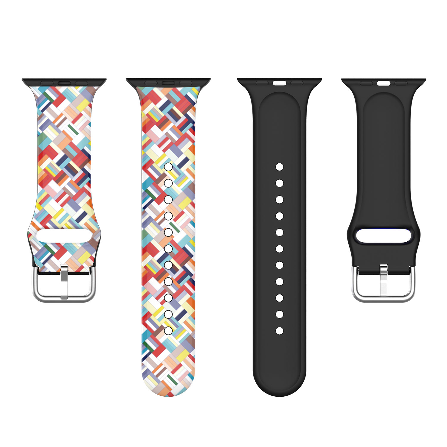 Apple Watch Special Siliconen Bandje - Multicolour