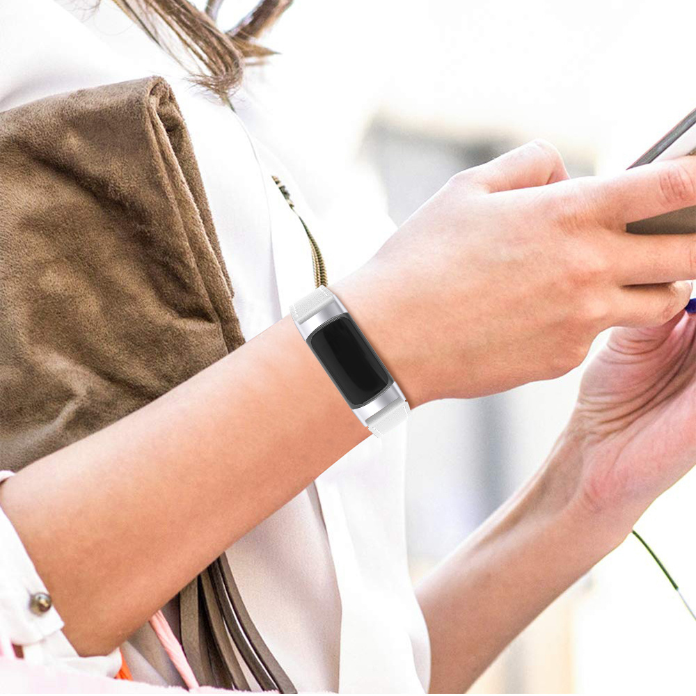 Fitbit Charge 5 Leer Bandje - Wit