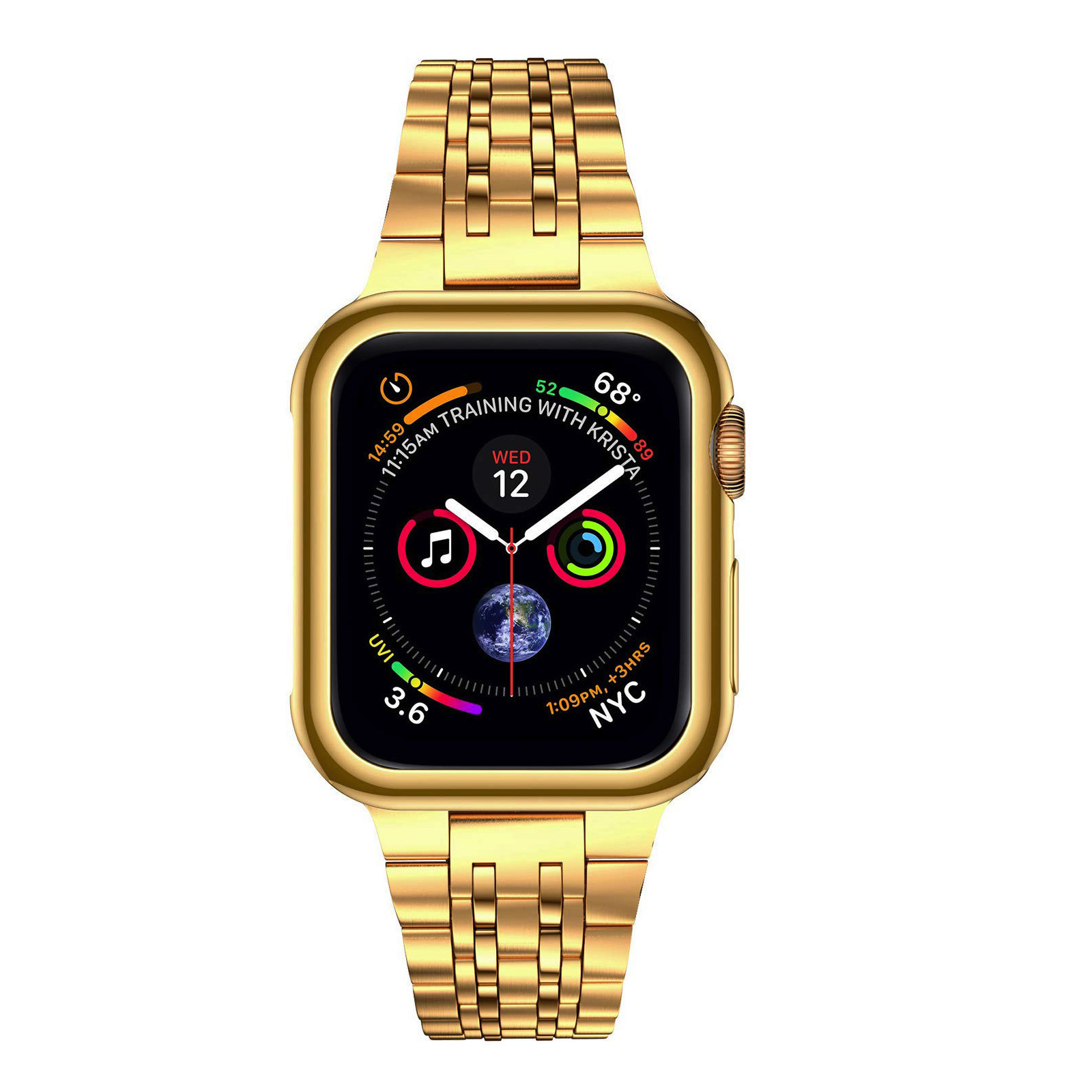 Apple Watch Roma Schakel Band - Goud