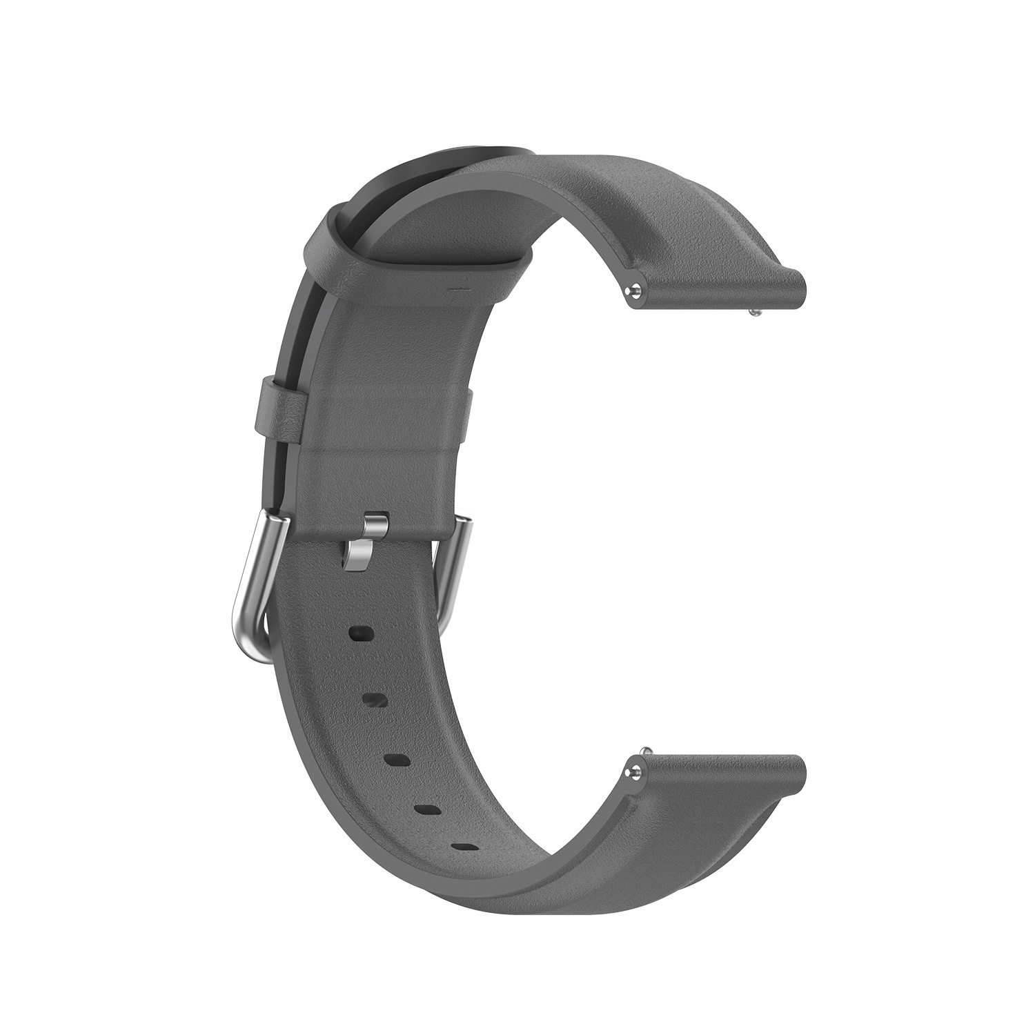 Vacca Leer Bandje 22mm - Grijs