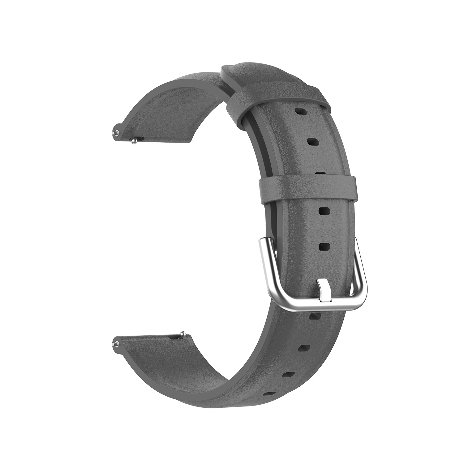 Vacca Leer Bandje 22mm - Grijs