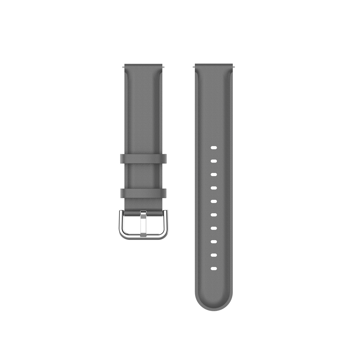 Vacca Leer Bandje 22mm - Grijs