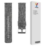 Fitbit Versa 3 / Sense Como Nylon Bandje - Grijs
