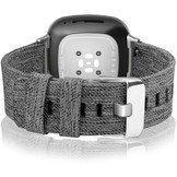 Fitbit Versa 3 / Sense Como Nylon Bandje - Grijs