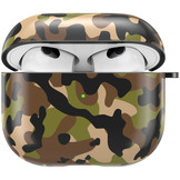 Apple Airpods 3 Hoesje - Hard Case met Clip - Camouflage