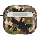 Apple Airpods 3 Hoesje - Hard Case met Clip - Camouflage