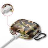 Apple Airpods 3 Hoesje - Hard Case met Clip - Camouflage