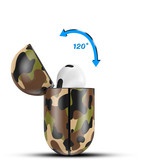Apple Airpods 3 Hoesje - Hard Case met Clip - Camouflage