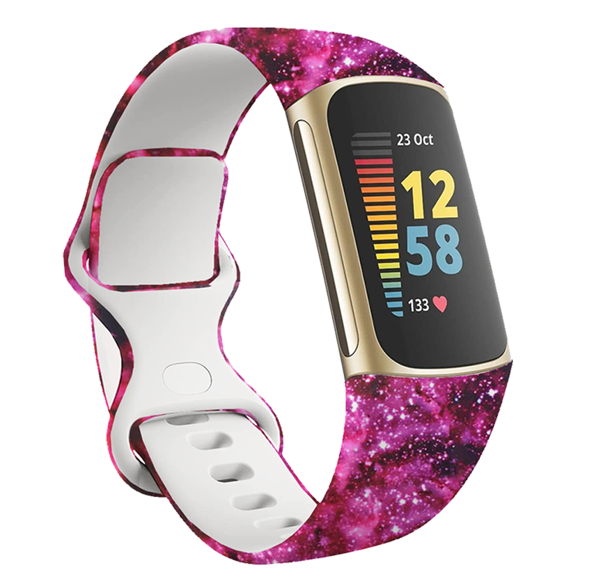 Fitbit Charge 5 Special Bandje - Sterrenstof