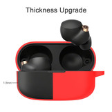 Sony WF-1000XM4 Hoesje – Siliconen Case – Rood