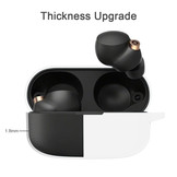 Sony WF-1000XM4 Hoesje – Siliconen Case – Wit