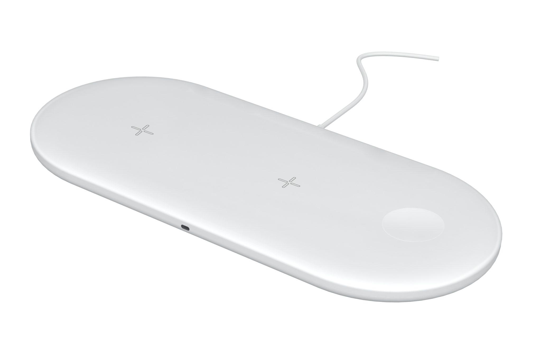 Draadloos oplaadstation geschikt voor Apple - Wit