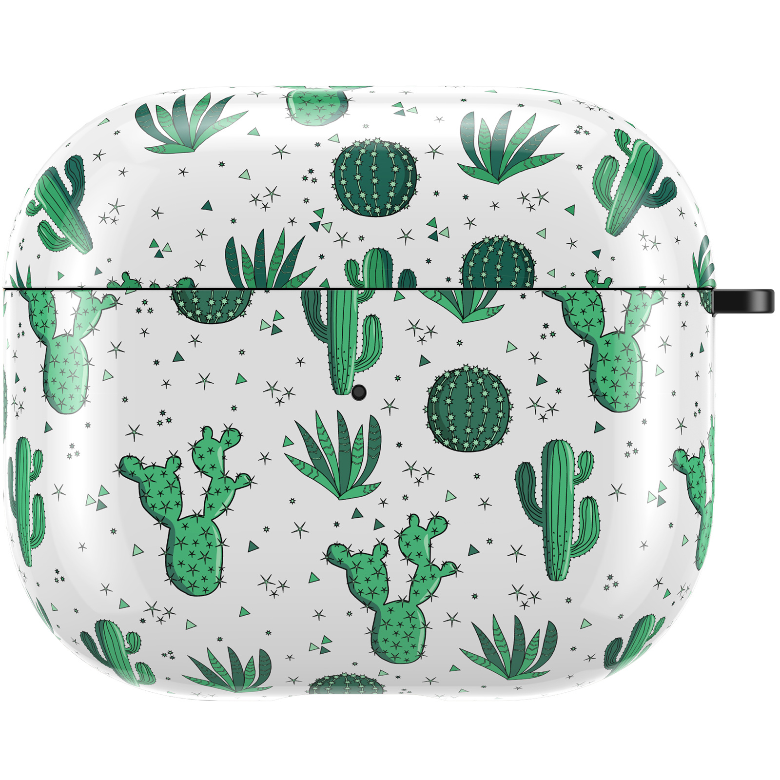 Apple Airpods 3 Hoesje - Hard Case met Clip - Cactus