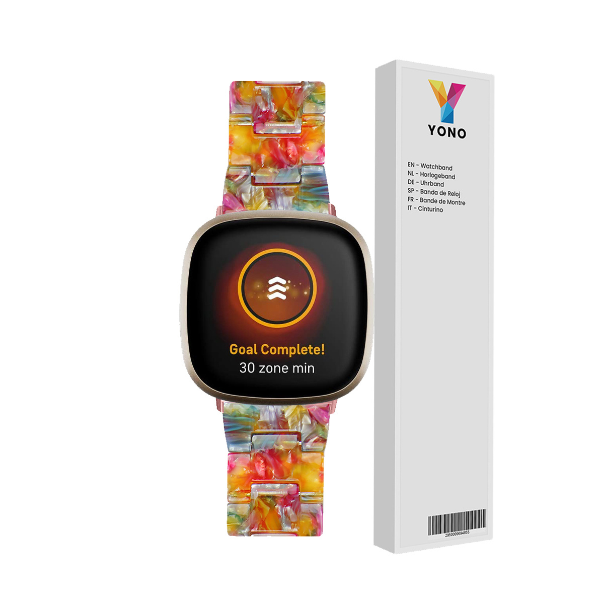 Fitbit Versa 3 / Sense Resin Bandje - Colorful