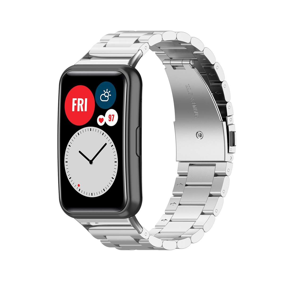 YONO Schakel Bandje Huawei Watch Fit - Zilver