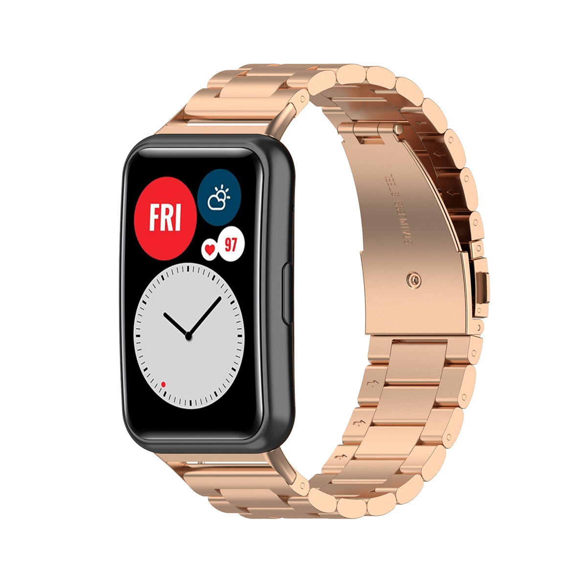 YONO Schakel Bandje Huawei Watch Fit - Rose Gold