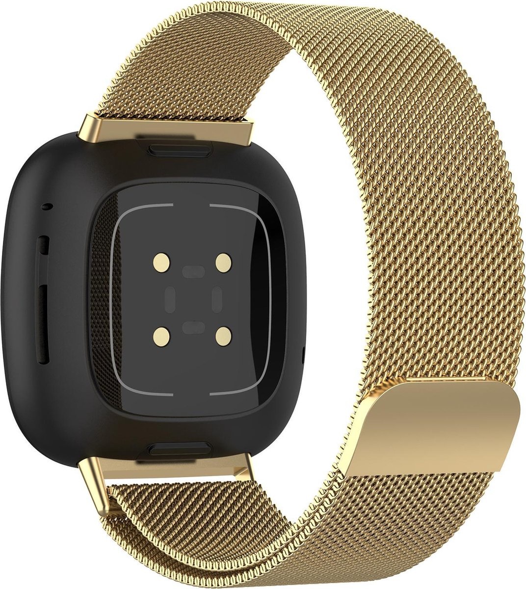 Fitbit Versa 3 / Sense Milanees Bandje - Goud