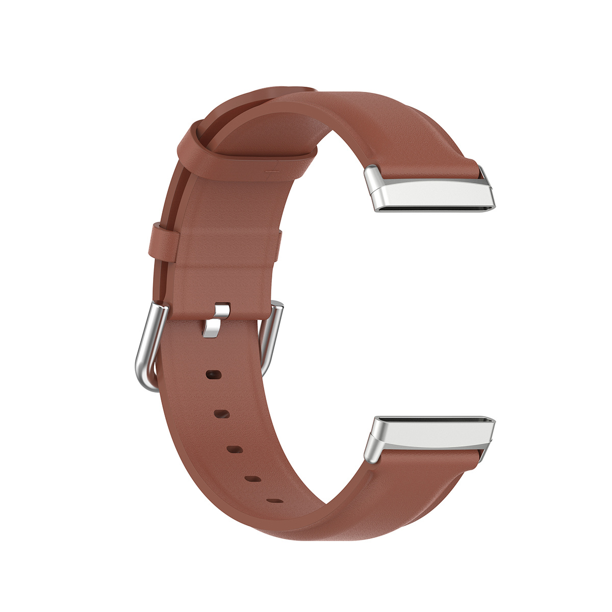Fitbit Versa 3/Sense Vacca Leer Bandje - Bruin