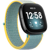 Fitbit Versa 3 / Sense Nylon Velcro Bandje - Bright