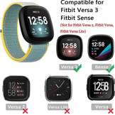 Fitbit Versa 3 / Sense Nylon Velcro Bandje - Bright