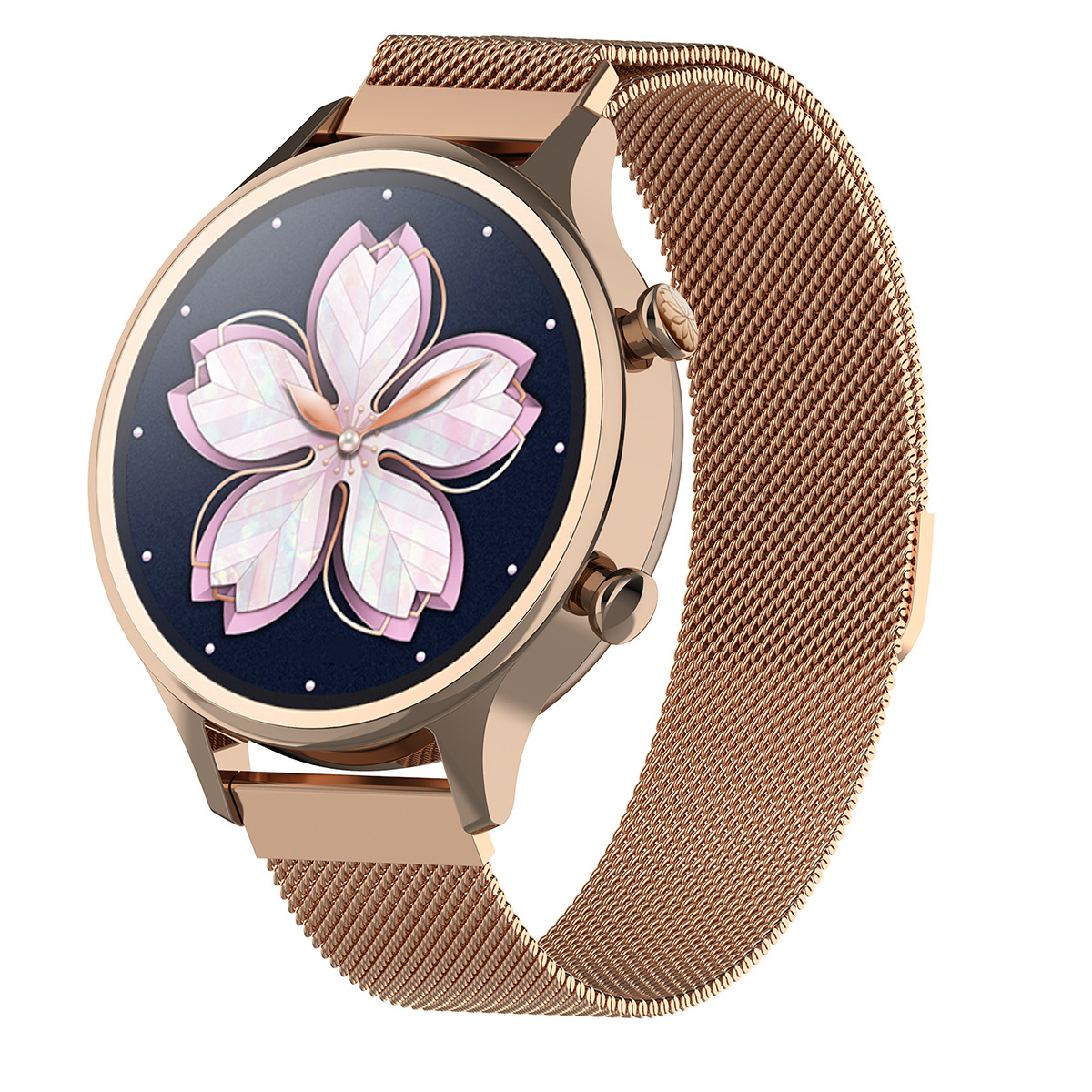 Milanees Bandje 18mm Universeel - Rose Gold