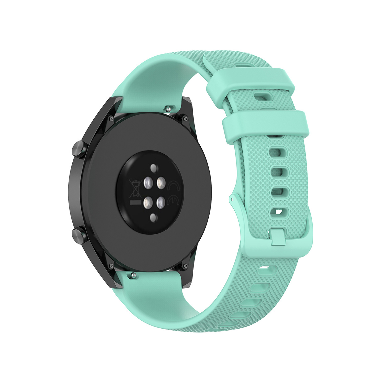 Siliconen Sport Bandje 22mm Universeel - Turqoise