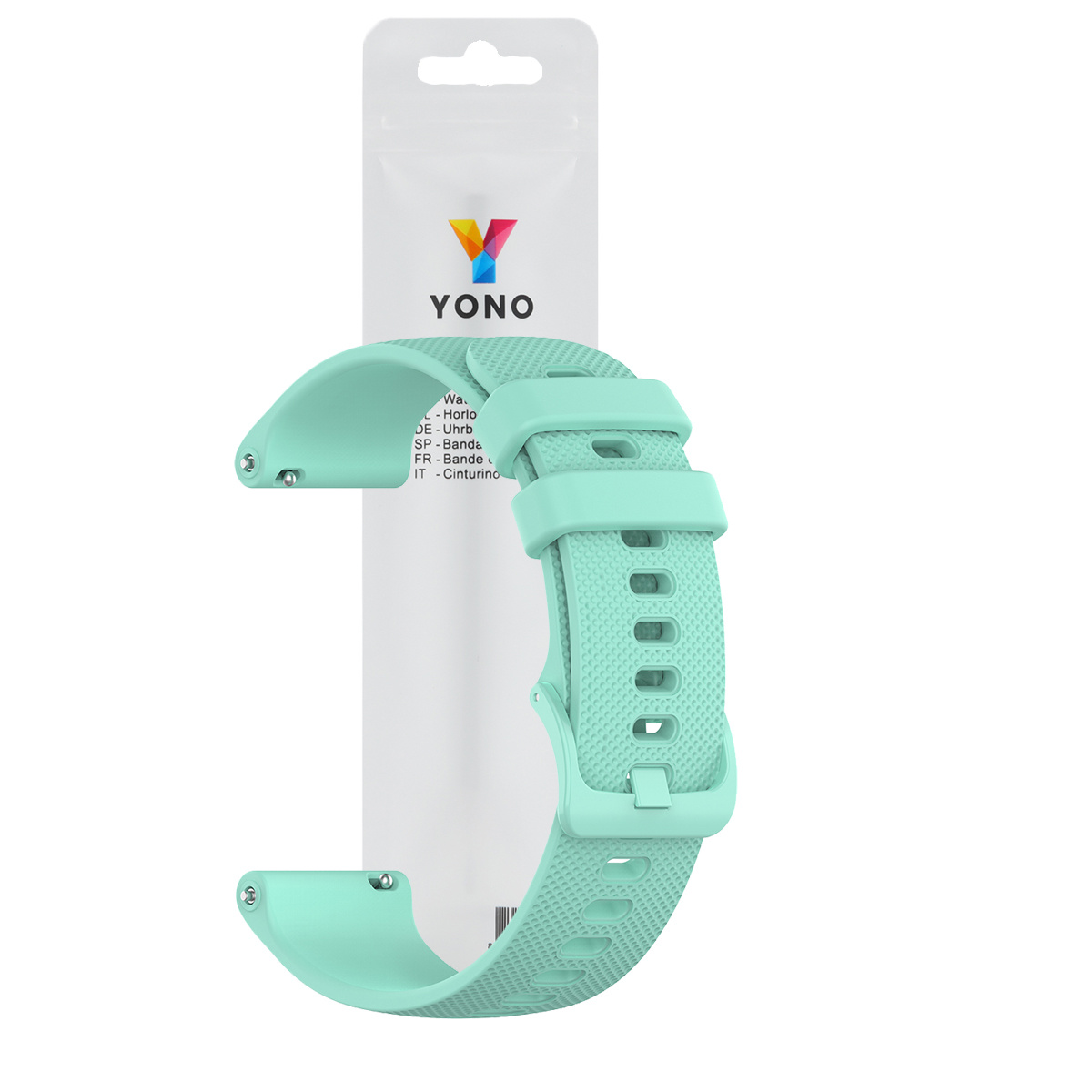Siliconen Sport Bandje 22mm Universeel - Turqoise