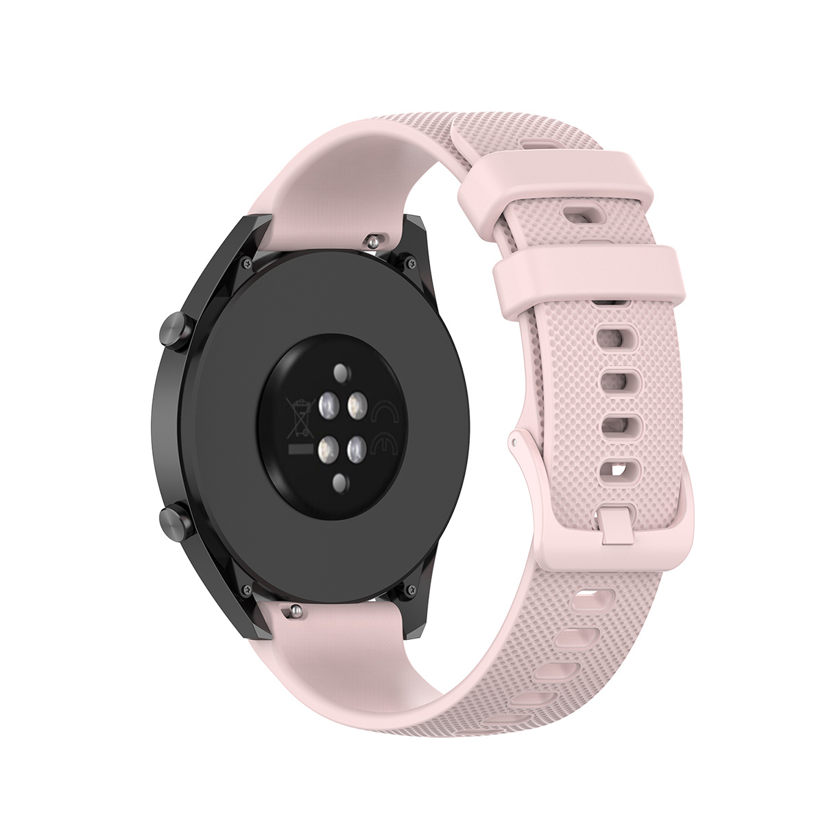 Siliconen Sport Bandje 22mm Universeel - Lichtroze