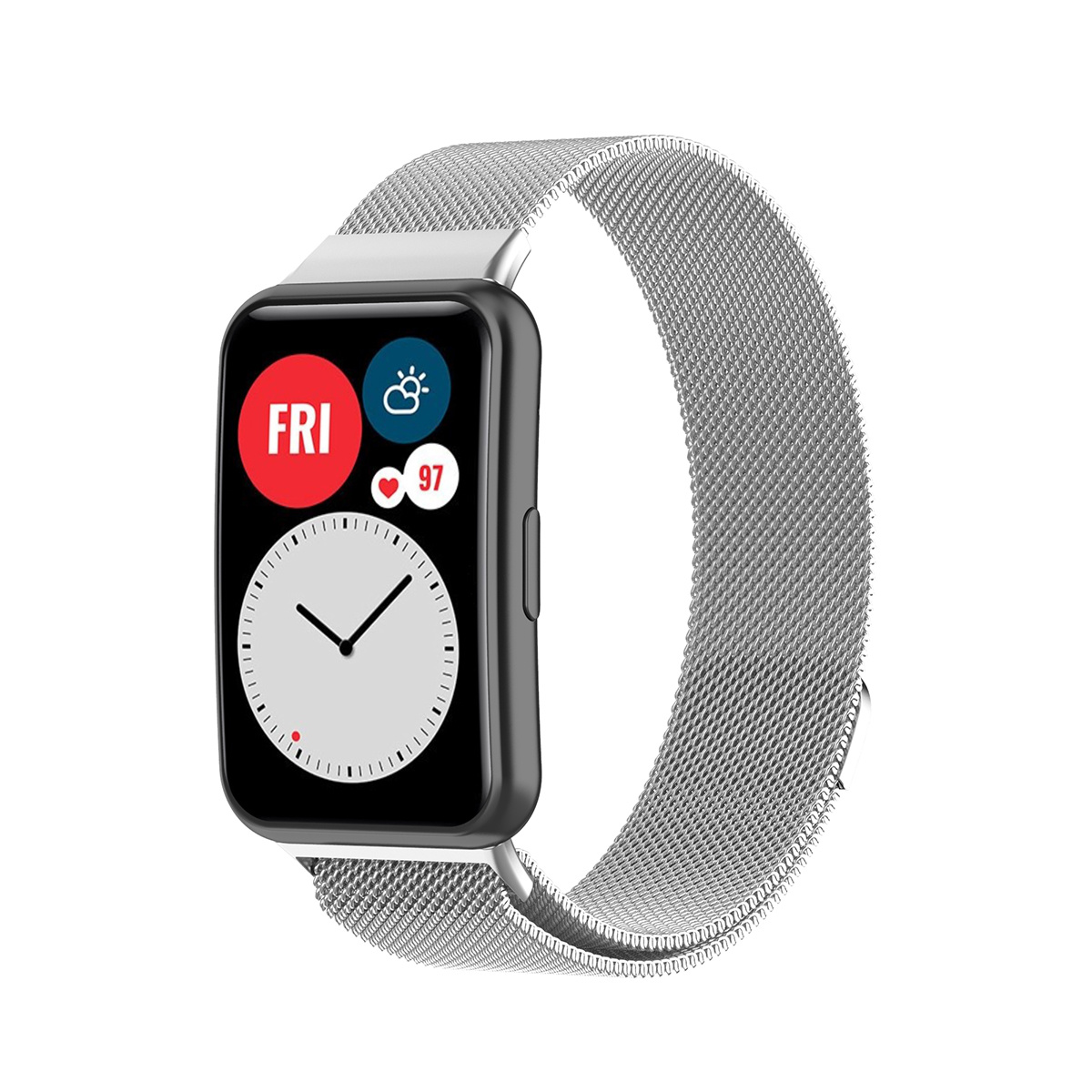 Huawei Watch Fit Milanees bandje - Zilver