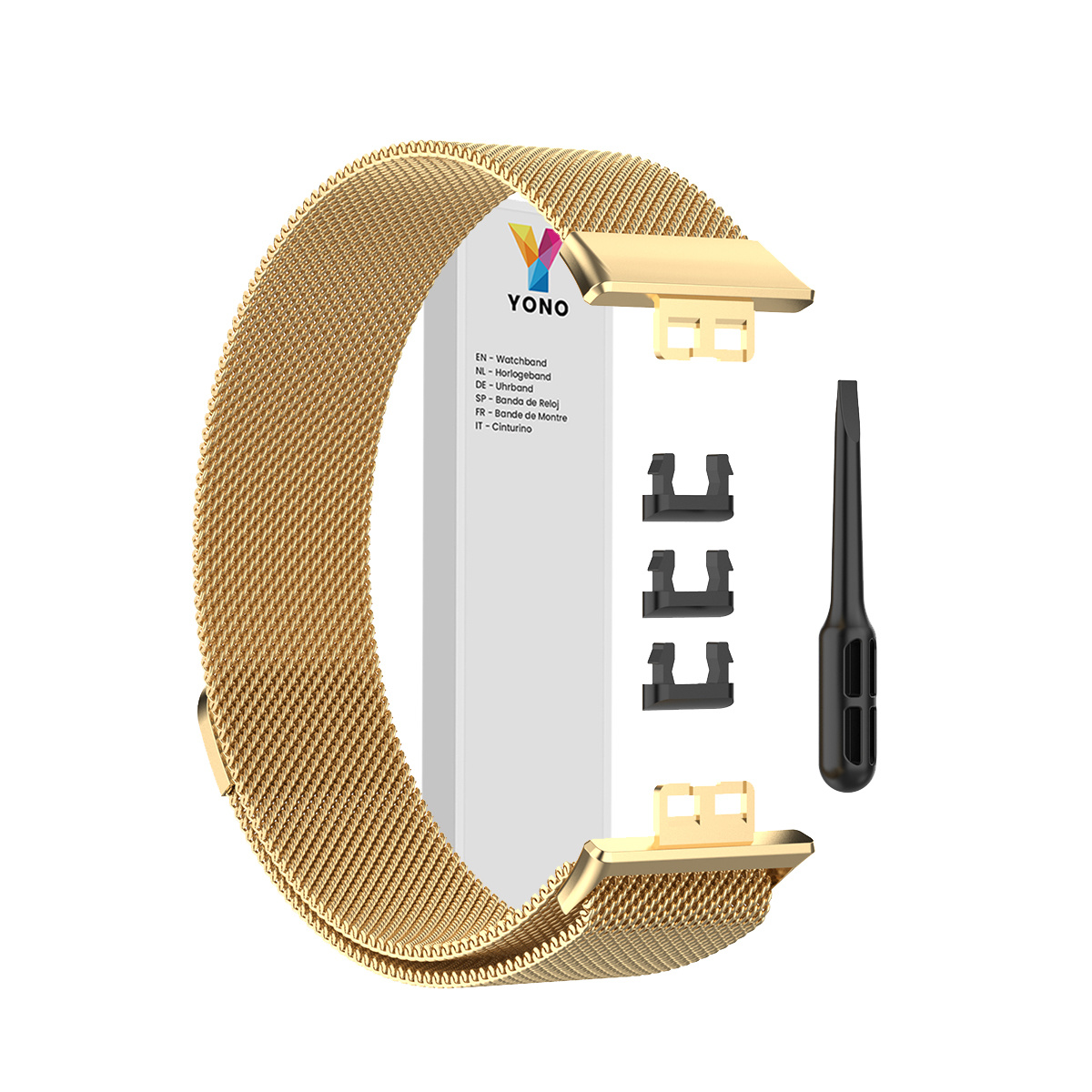 Huawei Watch Fit Milanees bandje - Goud