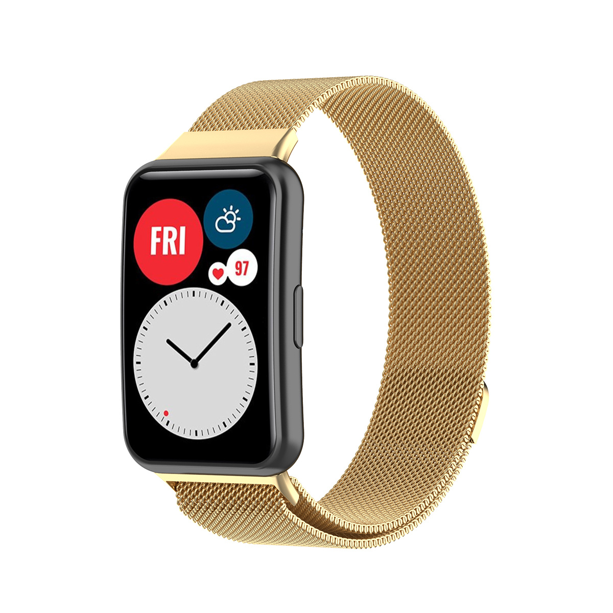 Huawei Watch Fit Milanees bandje - Goud