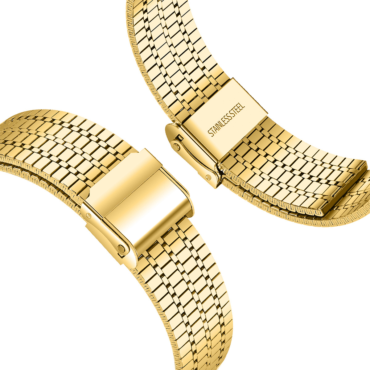 Fitbit Versa 3 / Sense Miami Schakel Bandje - Goud