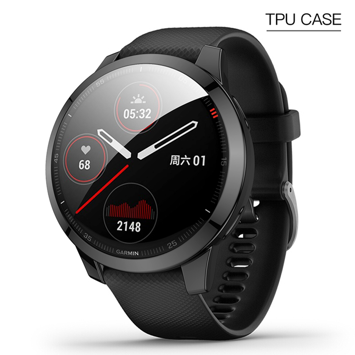 Garmin Venu 2S/Vivoactive 4S Full Cover Bumper - Rose Gold