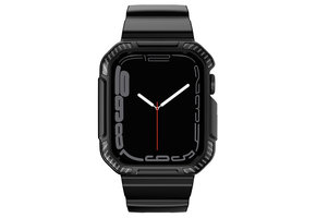 YONO Apple Watch Armor Rugged Bandje - Zwart