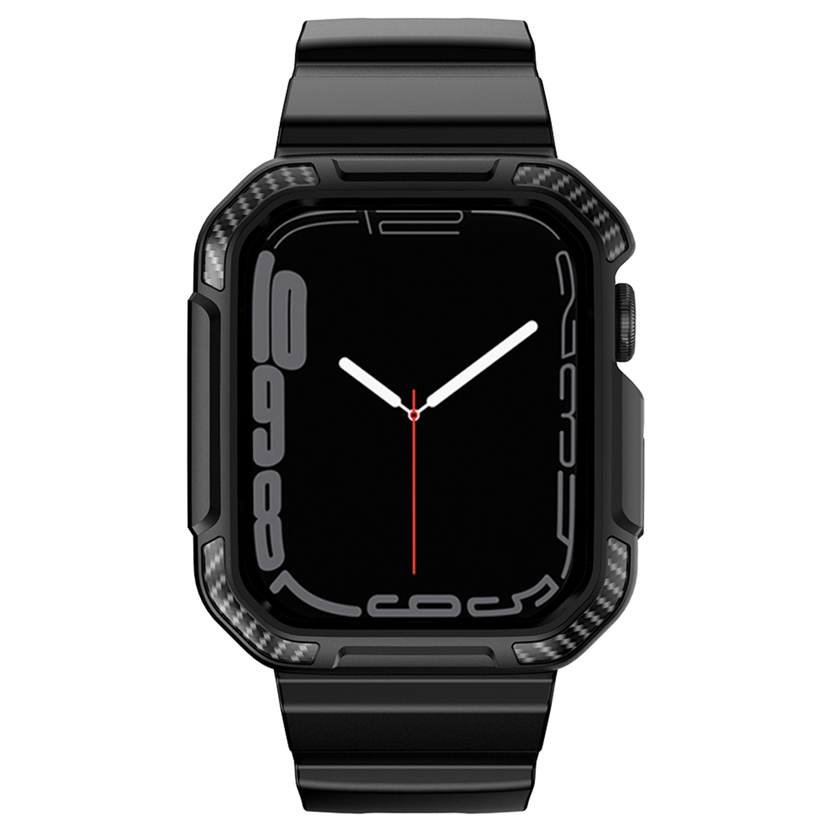 YONO Apple Watch Armor Rugged Bandje - Zwart